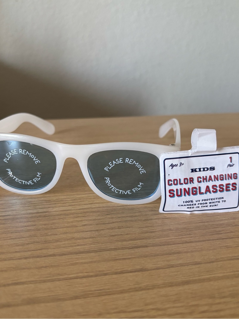 Kids' Color Changing Sunglasses Summer UV Protection One Size Fits Most